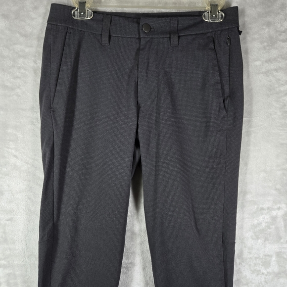 Lululemon Commission Pants Men's 28x30 Woven Air Stretch Tapered Gray - Picture 3 of 9